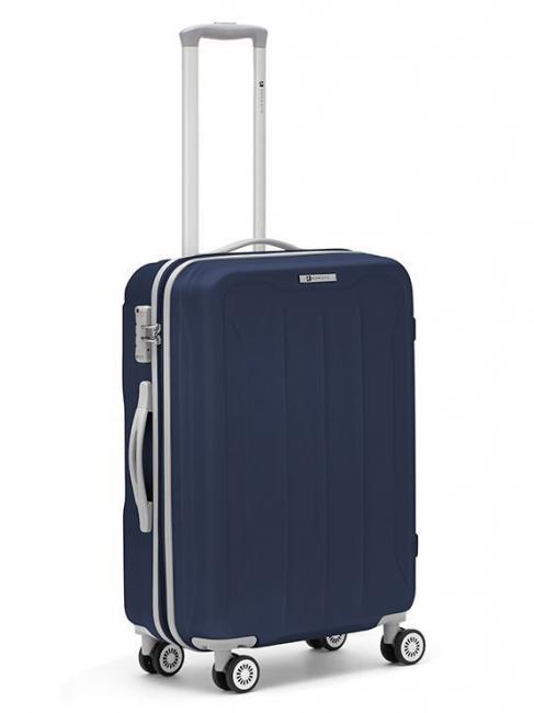 FLIGHT Set of 3 hand luggage trolleys, medium, large night blue - Trolley Set