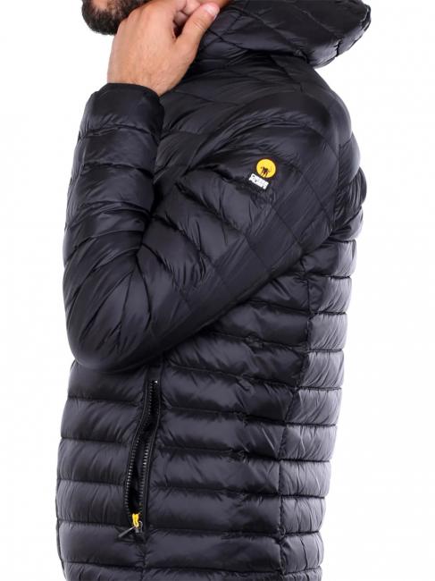 FRANKLIN Hooded down jacket asphalt / m19 - Men's down jackets