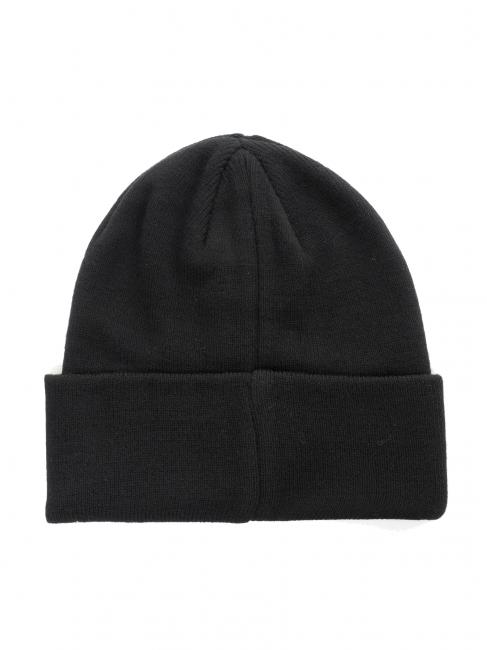Berretto beanie con risvolto  black - Hats