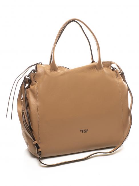 AVANA Large leather bag mud - Women&rsquo;s Bags