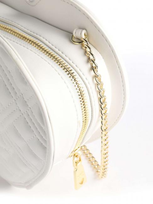 Borsa a cuore con tracolla catena  white - Women&rsquo;s Bags