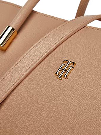 Tommy Hilfiger New Casual Satchel Bag Beige - Buy At Outlet Prices!