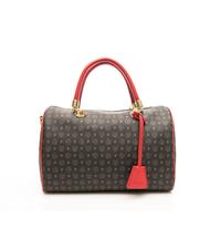 POLLINI Heritage Classic Bowler handbag, with shoulder strap black lacquer - Women&rsquo;s Bags - 3