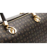 POLLINI Heritage Classic Bowler handbag, with shoulder strap Black - Women’s Bags - 4