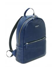 SPALDING SOFT TECH Laptop backpack 14 ", in leather blue - Laptop backpacks - 2