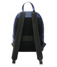 SPALDING SOFT TECH Laptop backpack 14 ", in leather blue - Laptop backpacks - 3