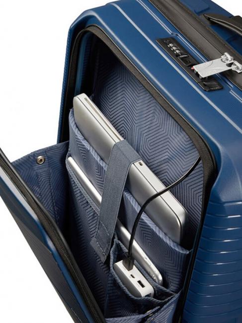 AIRCONIC Hand luggage trolley, 15.6 "PC holder midnightnavy - Hand luggage