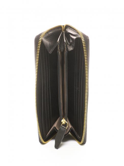 HERITAGE Zip around leather wallet black - Women&rsquo;s Wallets