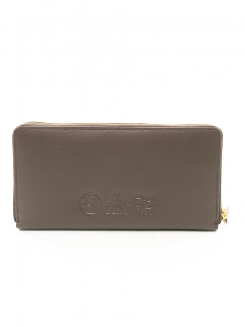 HERITAGE Zip around leather wallet taupe - Women&rsquo;s Wallets