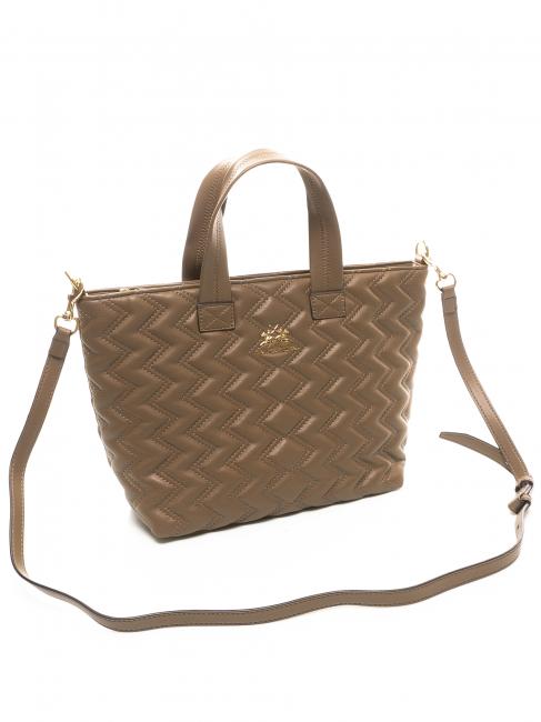 ANGELINA Hand shopper, with shoulder strap taupe - Women&rsquo;s Bags