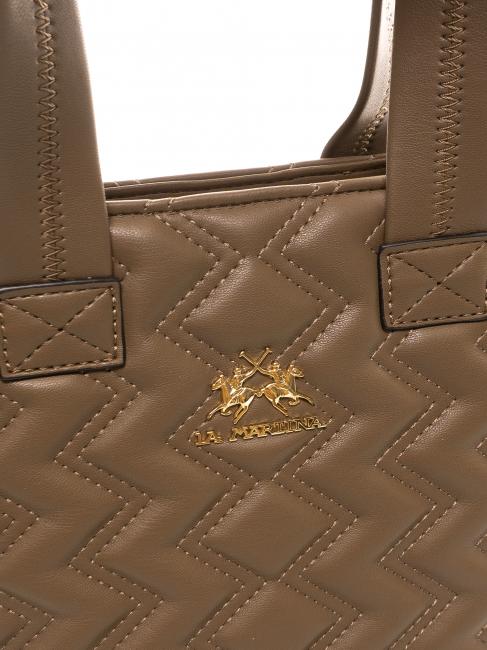 ANGELINA Hand shopper, with shoulder strap taupe - Women&rsquo;s Bags