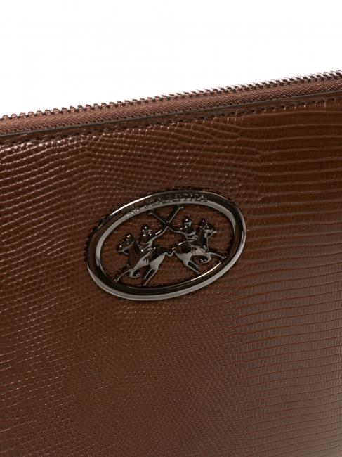 HERITAGE Shoulder clutch bag Brown - Women&rsquo;s Bags
