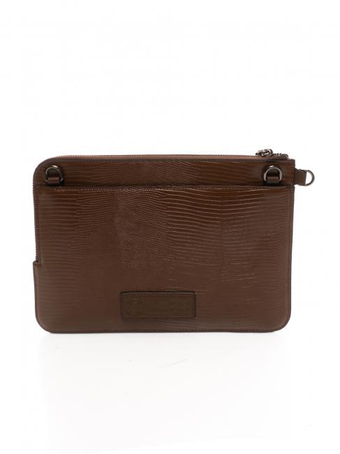 HERITAGE Shoulder clutch bag Brown - Women&rsquo;s Bags