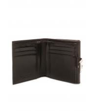 THE BRIDGE LEDA Leather wallet Black Gold - Women&rsquo;s Wallets - 2