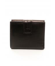 THE BRIDGE LEDA Leather wallet Black Gold - Women&rsquo;s Wallets - 4