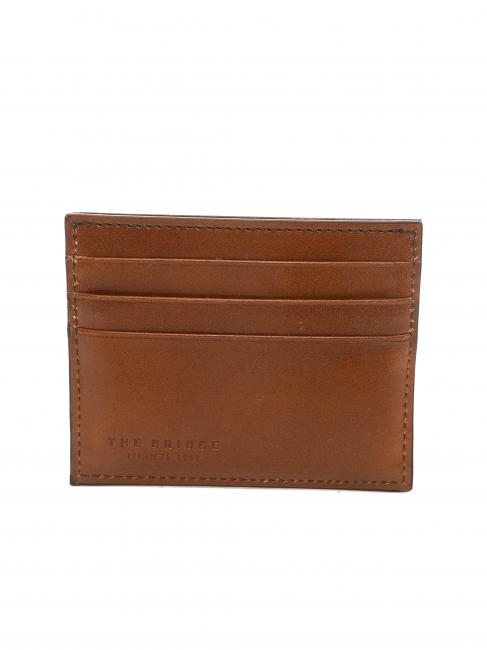 LEDA Leather card holder wallet BROWN - Women&rsquo;s Wallets