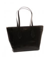 THE BRIDGE GIOVANNA Medium shopping bag in leather Black Gold - Women&rsquo;s Bags - 2
