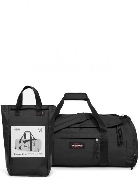 READER M + Bag with shoulder strap, foldable BLACK - Duffle bags