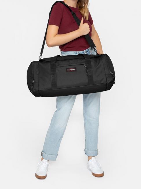 READER M + Bag with shoulder strap, foldable BLACK - Duffle bags