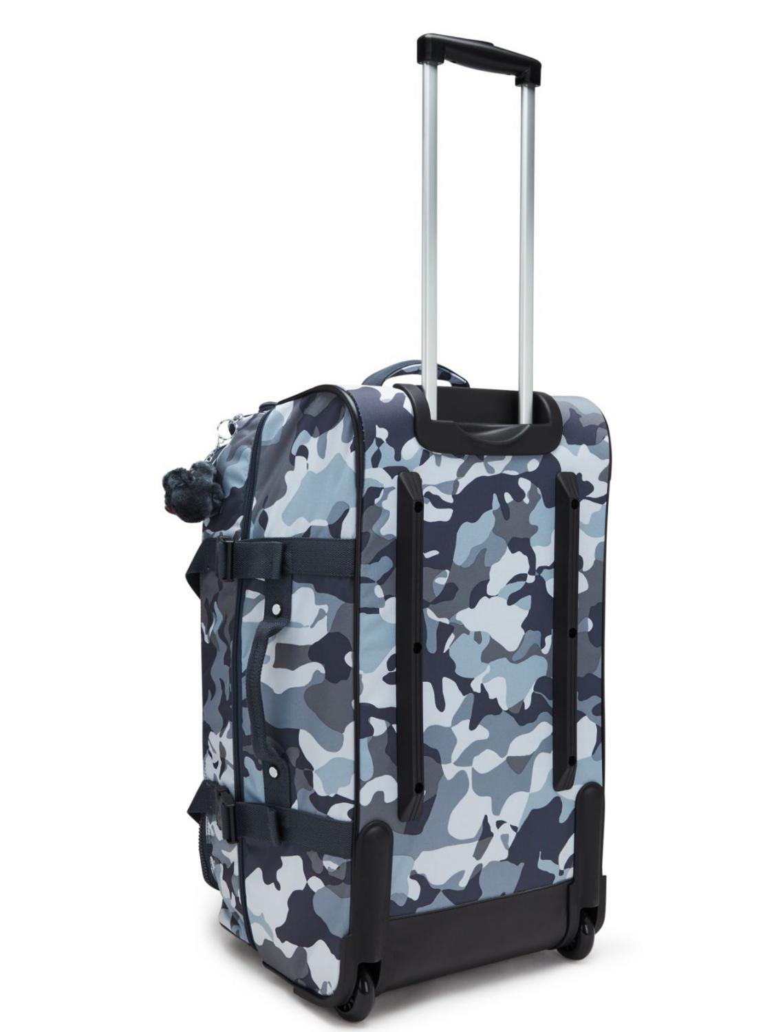 Kipling Teagan M Medium Size Trolley Bag Cool Camo Gray Buy At Outlet
