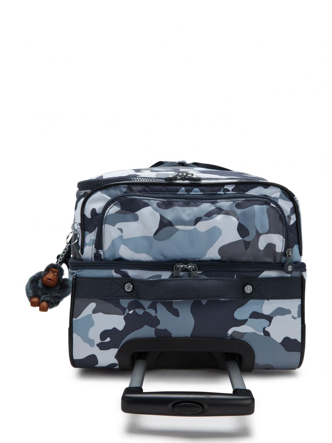 Kipling Teagan M Medium Size Trolley Bag Cool Camo Gray Buy At