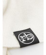 ROCCOBAROCCO Set sciarpa e berretto beanie  off white - Scarves - 5