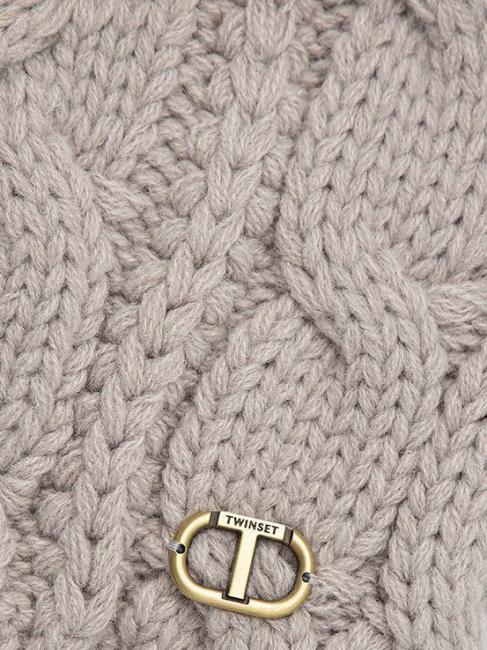 Cappello con Pompon  light melange gray - Hats