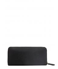 TWINSET Portafoglio Zip Around Floral logo black / oval t flower - Women&rsquo;s Wallets - 3