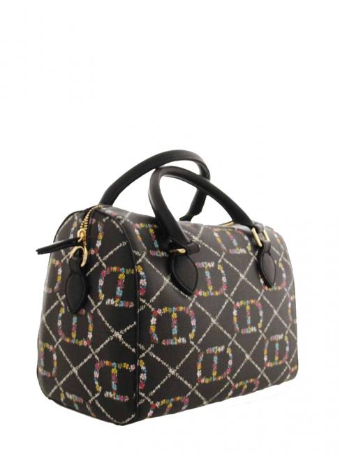 Borsa Bauletto By hand, with shoulder strap dis.oval t flower / black - Women&rsquo;s Bags