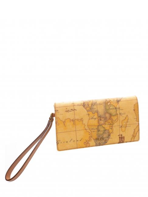 GEO CLASSIC Clutch bag with flap and strap NATURAL - Women&rsquo;s Bags