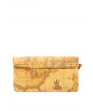 ALVIERO MARTINI PRIMA CLASSE GEO CLASSIC Clutch bag with flap and strap NATURAL - Women&rsquo;s Bags - 4