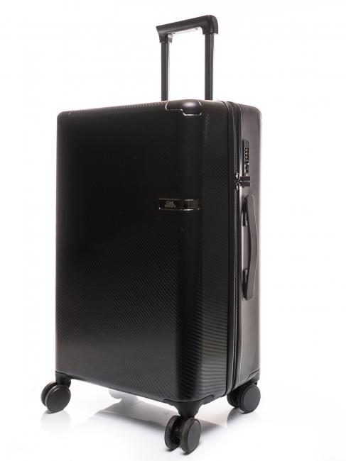 DUSK Medium Trolley Black - Rigid Trolley Cases