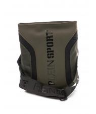 PLEIN SPORT SUPER HERO Flat bag army - Over-the-shoulder Bags for Men - 2