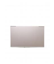 SPALDING Porta Biglietti da Visita In leather and aluminum red - Men&rsquo;s Wallets - 3