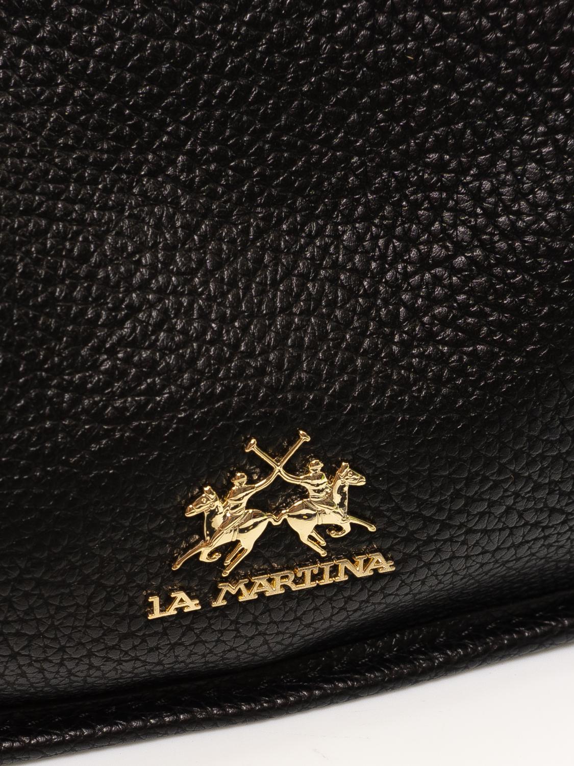 La Martina Danila Shoulder Bag Black Buy At Outlet Prices
