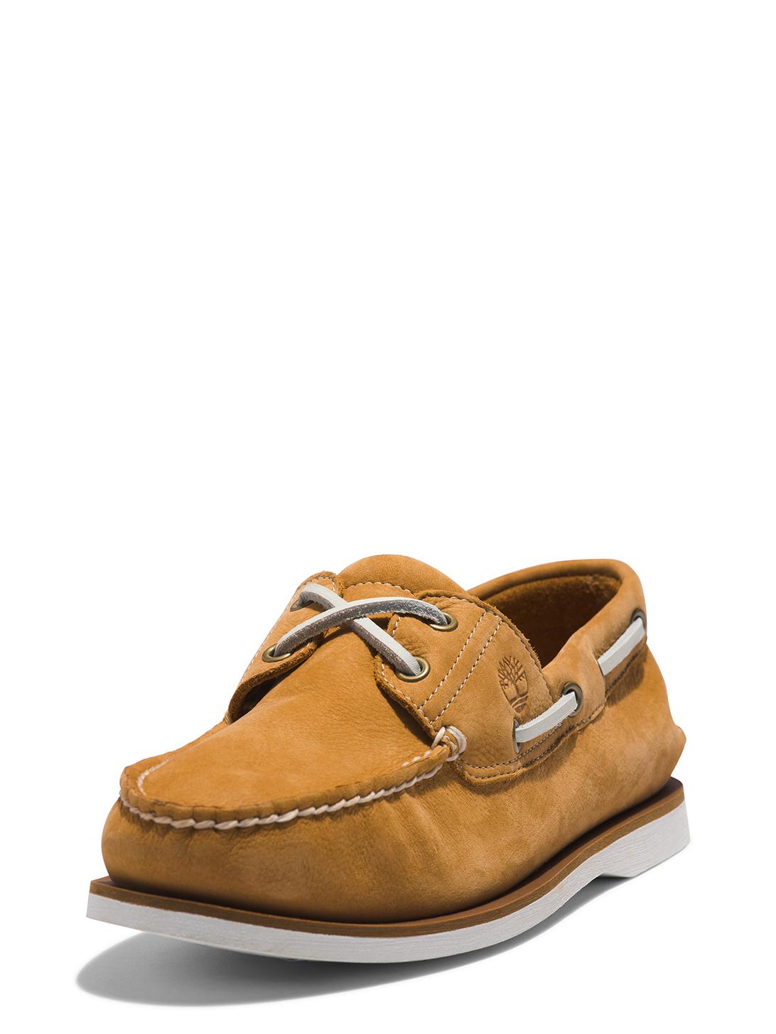 Timberland Classic Boat 2 Eye Leather Boat Shoes Wheat Buy At Outlet Prices