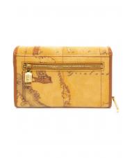 ALVIERO MARTINI PRIMA CLASSE GEO CLASSIC Medium wallet with flap NATURAL - Women’s Wallets - 3