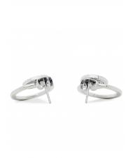 GUESS 2 CIRCLES PAVE STUD Earrings SILVER - Earrings - 3