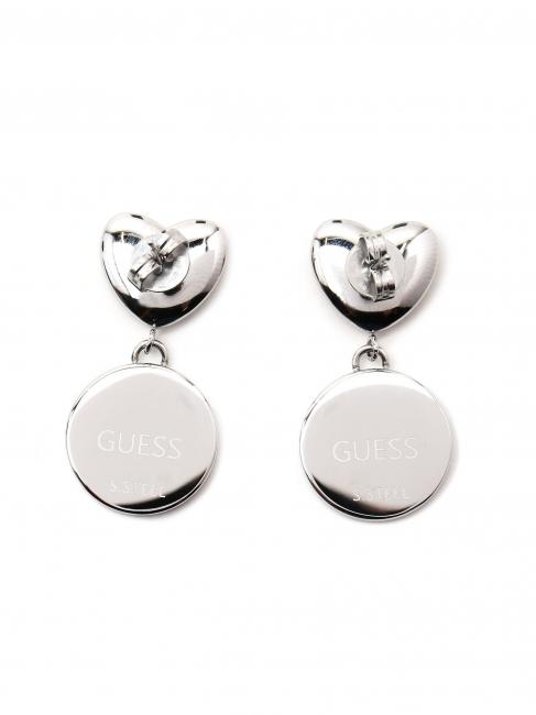 PENDANT HEART AND COIN Earrings SILVER - Earrings