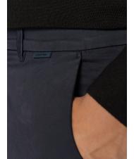 CALVIN KLEIN Sateen chino  Cotton trousers, slim fit Calvin Navy - Trousers - 3
