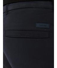 CALVIN KLEIN Sateen chino  Cotton trousers, slim fit Calvin Navy - Trousers - 4