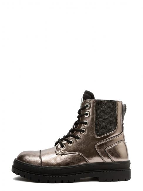 CONNOR Rock Baby booties dark silver - Baby Shoes