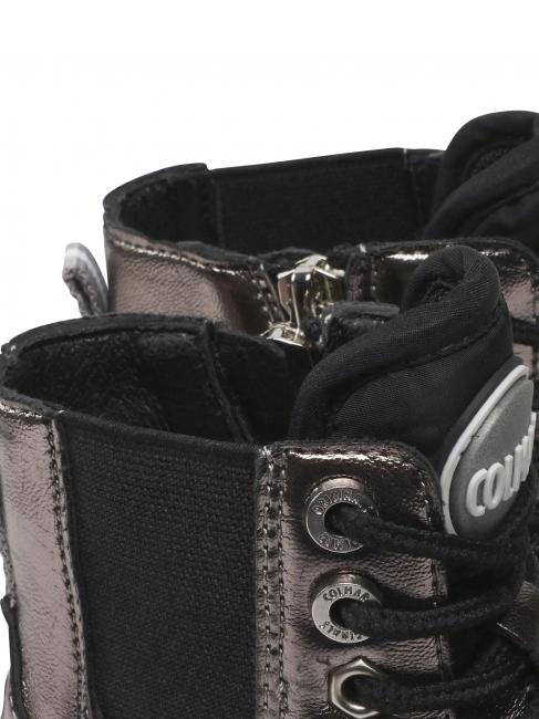 CONNOR Rock Baby booties dark silver - Baby Shoes