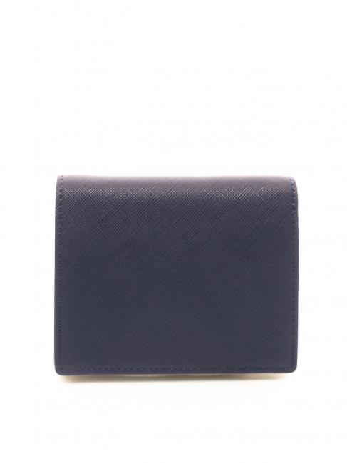 Portafoglio saffiano piccolo  navy - Women&rsquo;s Wallets