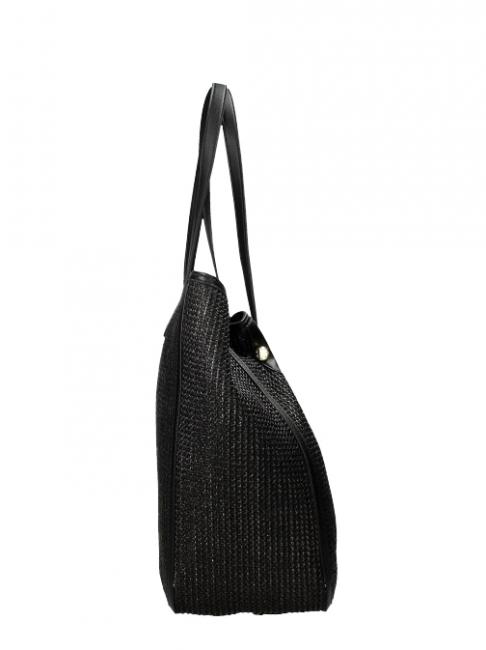GIOVANNA Straw Shopping Bag black - Women&rsquo;s Bags