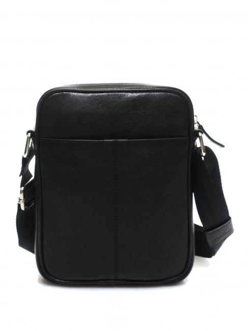 TECH Leather bag black - Over-the-shoulder Bags for Men