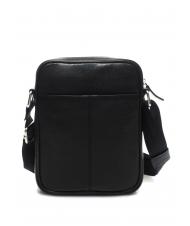 UNGARO TECH Leather bag black - Over-the-shoulder Bags for Men - 3