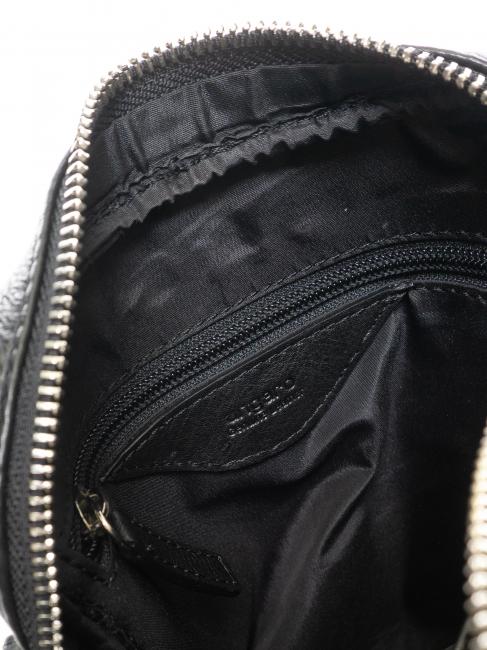TECH Leather bag black - Over-the-shoulder Bags for Men