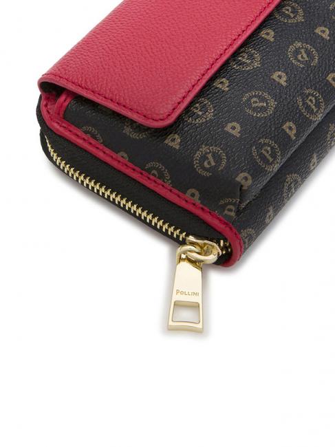 HERITAGE  Large wallet with pocket black lacquer - Women&rsquo;s Wallets