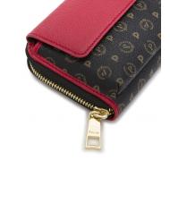 POLLINI HERITAGE  Large wallet with pocket black lacquer - Women&rsquo;s Wallets - 4